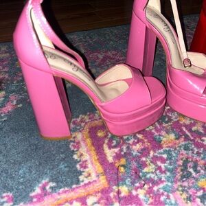 Pink Platform Heels